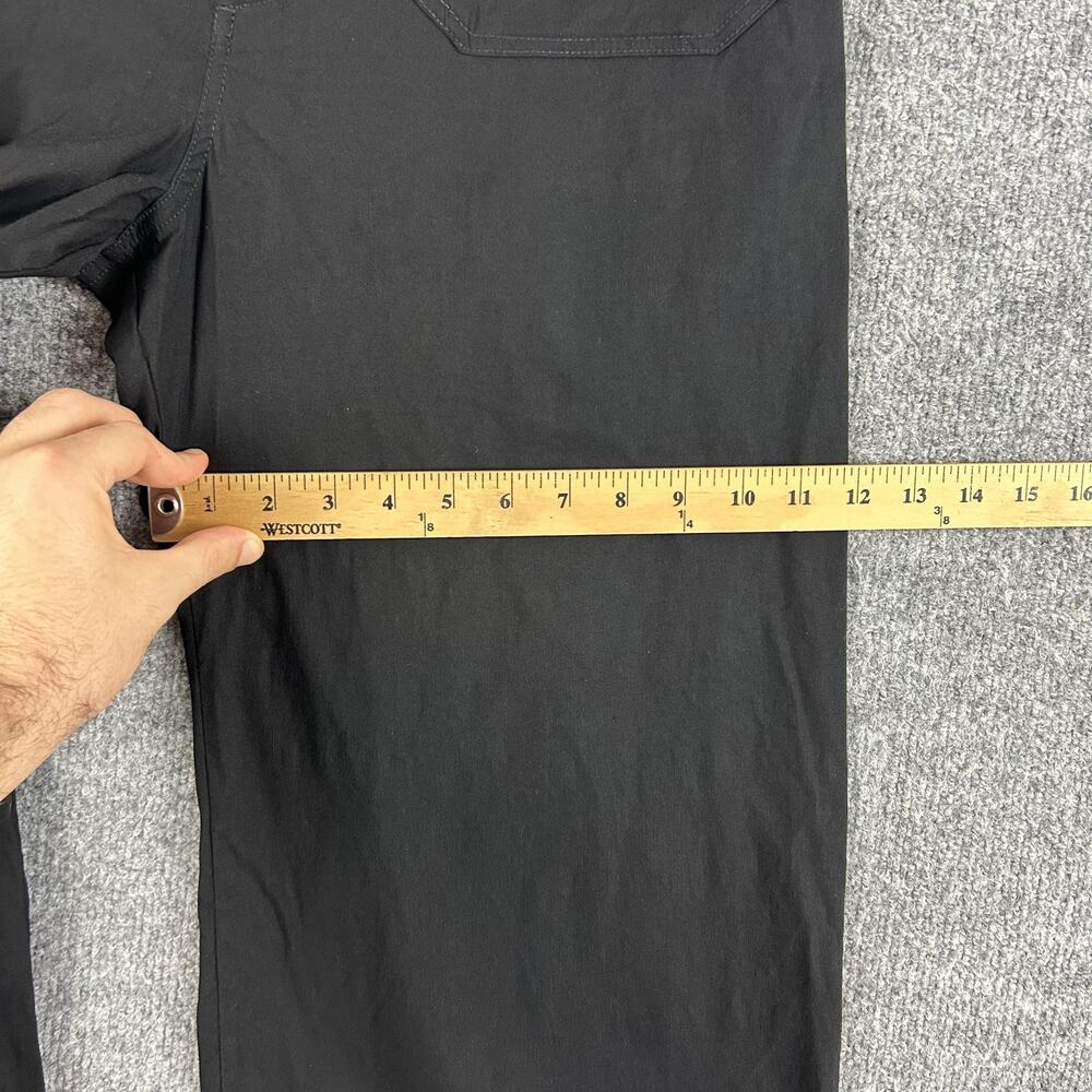 Maeve Pants 30 The Colette Wide Leg Cropped Linen Blend Black Casual Work Chic - Picture 10 of 12